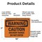Signmission Caution Archery Range Do Not Enter OSHA Warning Sign, Aluminum, 10in W x 7in L, 2PK OS-2PACK-WS-A-710-L-11999 - alternate 5